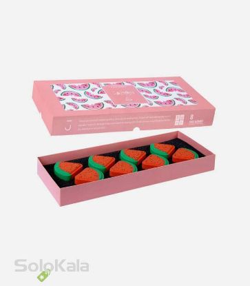 کوکتل-پدیکور-ژبن-پلاس-مدل-watermelon-وزن-480-گرم-بسته-8-عددی