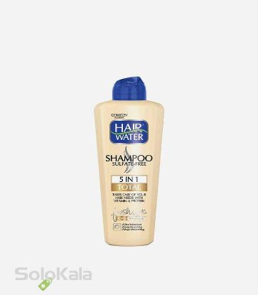 شامپو-بدون-سولفات-توتال-5-در-1-مغذی-هیرواتر-کامان