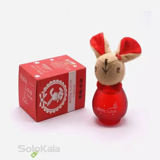 ادکلن کودک خرگوش قرمز بیبی لاو با جعبه