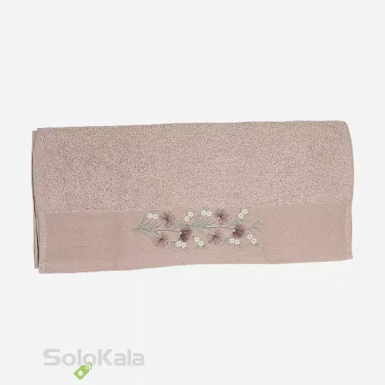 حوله دست و صورت اوزکندیم مدل purry کد 1101 صورتی چرک