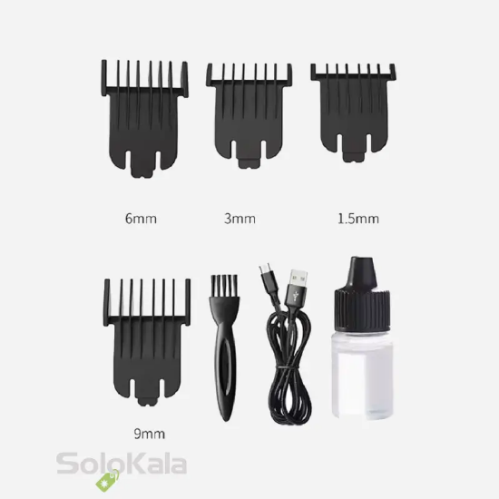 ماشین اصلاح خط زن پروویو مدل PW-1117 - اقلام همراه محصول