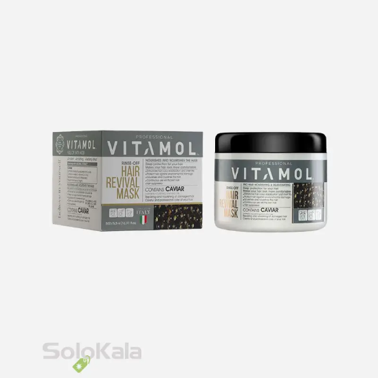 ماسک مو داخل حمام خاویار ویتامول 500 میل - محصول به همراه جعبه