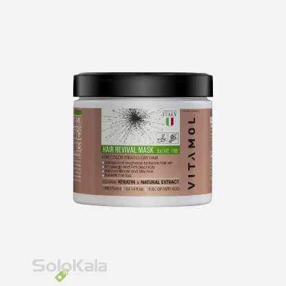 ماسک مو داخل حمام فری سولفات مخصوص موی رنگ شده و کراتین ویتامول 300 میل