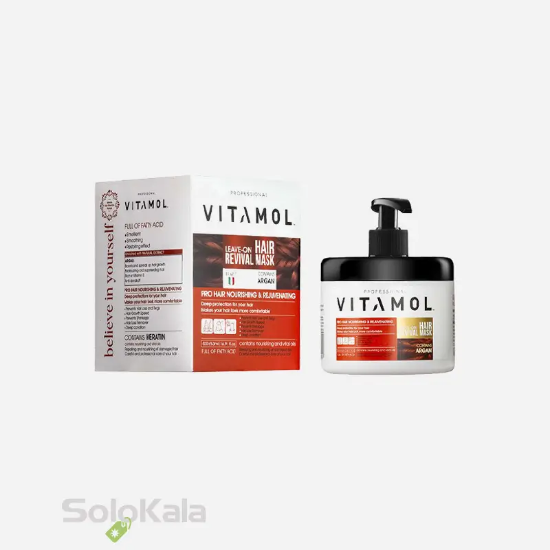 ماسک مو بدون آبکشی آرگان ویتامول 500 میل - محصول به همراه جعبه