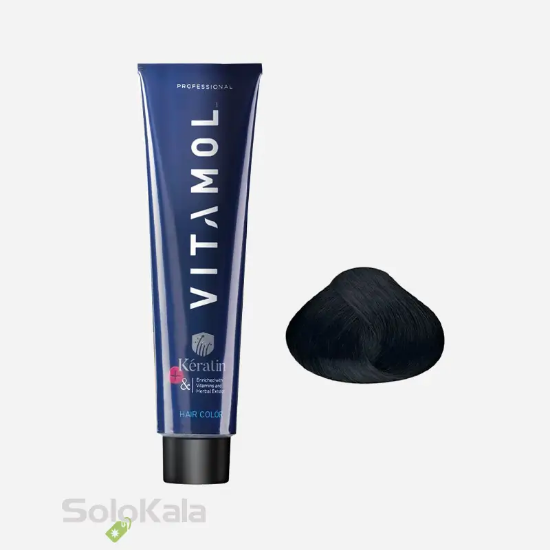 رنگ مو طبیعی مشکی شماره 1 ویتامول