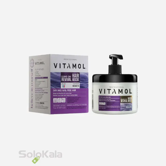 ماسک مو بدون آبکشی کراتین ویتامول 500 میل - محصول همراه جعبه