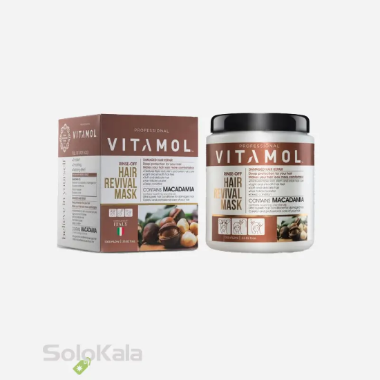 ماسک مو داخل حمام ماکادمیا ویتامول 1000 میل - محصول به همراه جعبه