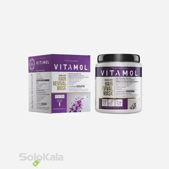 ماسک مو داخل حمام کراتین ویتامول 1000 میل - محصول به همراه جعبه