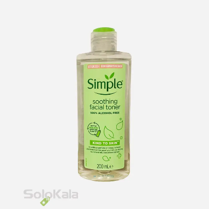 تونر التیام بخش صورت مدل soothing سیمپل