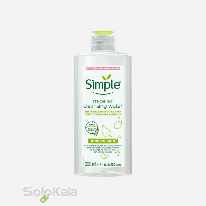 میسلار واتر پوست حساس سیمپل حجم 200 میل - نمای اصلی محصول