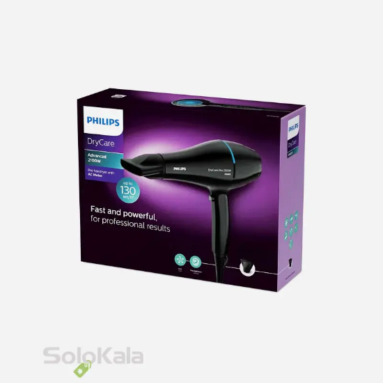 سشوار ۲۱۰۰ وات فیلیپس مدل BHD272 - جعبه محصول