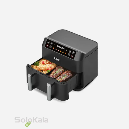 سرخ کن بدون روغن دو قلو کورس مدل CAF 1615 - پخت انواع غذا