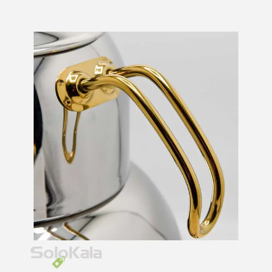 ست کتری استیل با دو قوری MGS مدل K41012 - دسته کتری