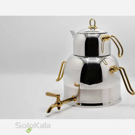 ست کتری استیل با دو قوری MGS مدل K41012 - نمای دیگر محصول