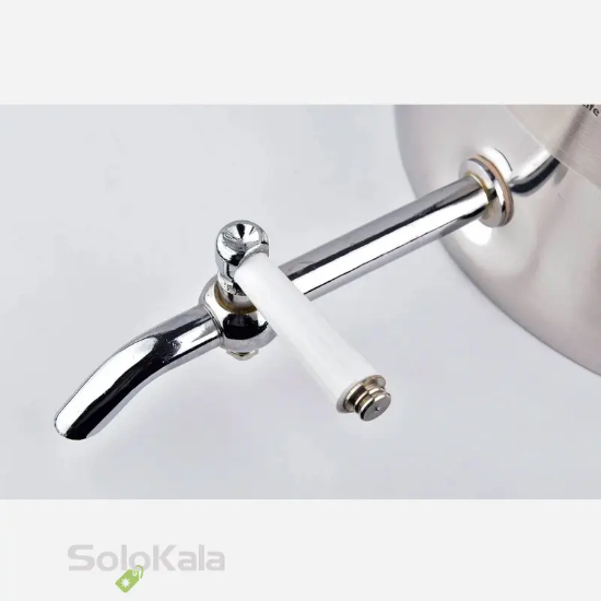 ست کتری استیل و قوری چینی MGS مدل K41016 - واشر آب