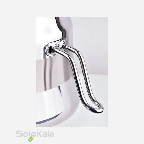 ست کتری استیل و قوری چینی MGS مدل K41016 - دسته کتری