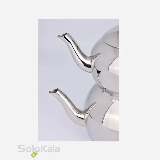 ست کتری و قوری لوله دار MGS با دسته باکالیت مدل 41019 - نوک  کتری و قوری