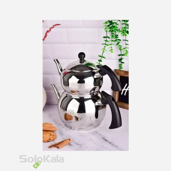 ست کتری و قوری لوله دار MGS با دسته باکالیت مدل 41019 - تصویر از نمای دیگر محصول