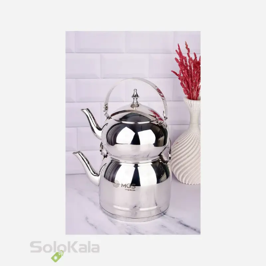 کتری و قوری لوله دار استیل 2.5 ليتری MGS مدل K41025 - نمای دیگر محصول