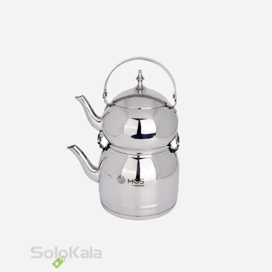 کتری و قوری لوله دار استیل 2.5 ليتری MGS مدل K41025