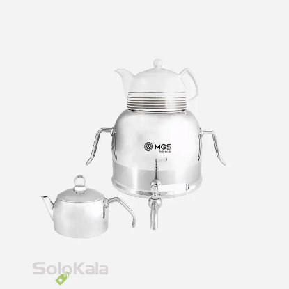 ست کتری استیل با دو قوری MGS مدل K41010