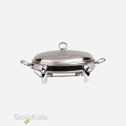 سوفله خوری کوچک بیضی MGS مدل OW3107 رنگ کروم