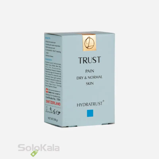 پن آبرسان تراست مناسب پوست‌ خشک تا نرمال - نمای جلویی جعبه محصول
