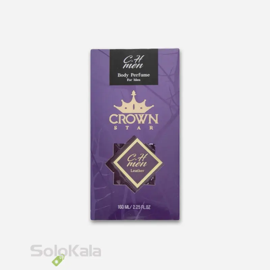 ادوتویلت مردانه کراون استار مدل CH حجم 155 میل - نمای جلوی جعبه عطر