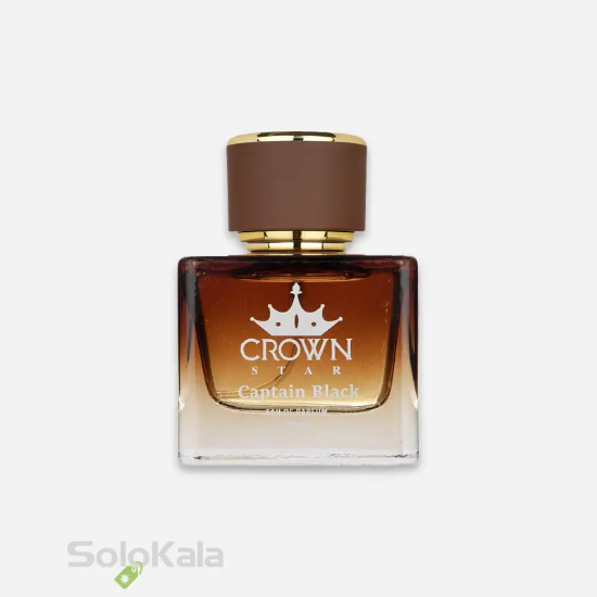 ادوپرفیوم مردانه کراون استار مدل کاپیتان بلک حجم 60 میل