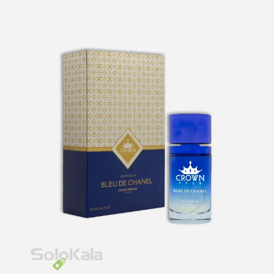 ادوپرفیوم مردانه کراون استار مدل بلو شنل حجم 100 میل - محصول به همراه جعبه