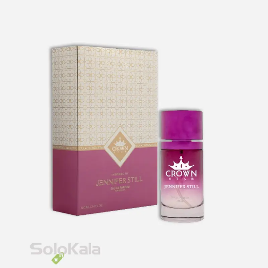 ادوپرفیوم زنانه کراون استار مدل جنیفر استیل حجم 100 میل - محصول به همراه جعبه