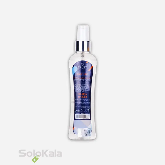 بادی میست مردانه تراست مدل Prada Wood حجم 200میل - نمای پشت محصول