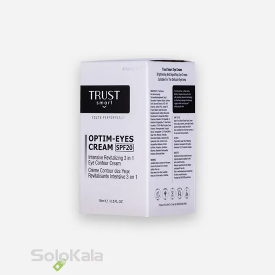 کرم برطرف کننده تیرگی و پف دور چشم تراست  -  نمای جلوی جعبه