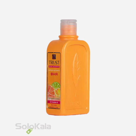 شامپو بدن ویتامین C تراست مناسب انواع پوست - نمای کامل محصول