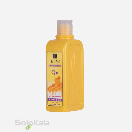 شامپو بدن عسل و کیوتن تراست مناسب انواع پوست - نمای کنار محصول