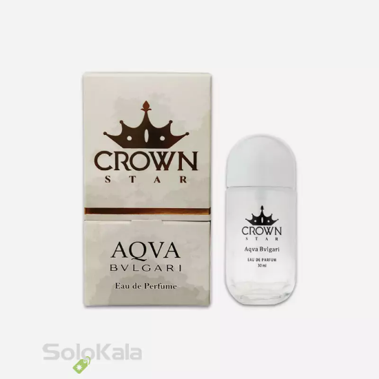 ادوپرفیوم مردانه کراون استار مدل Bvlgari Aqva حجم 30 میل - همراه با جعبه
