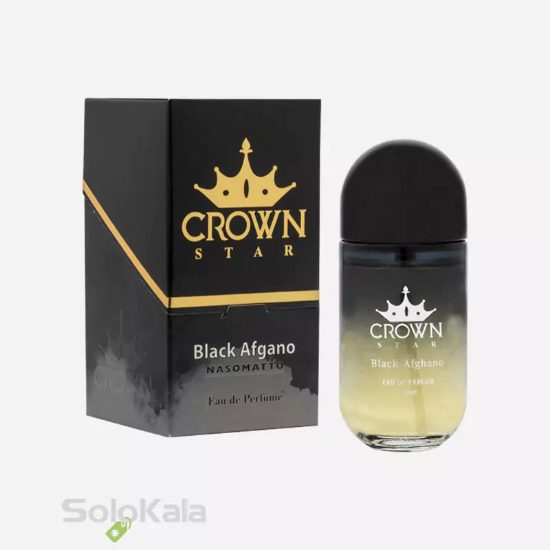 ادوپرفیوم مردانه کراون استار مدل Black Afgano حجم 30 میل - همراه با جعبه