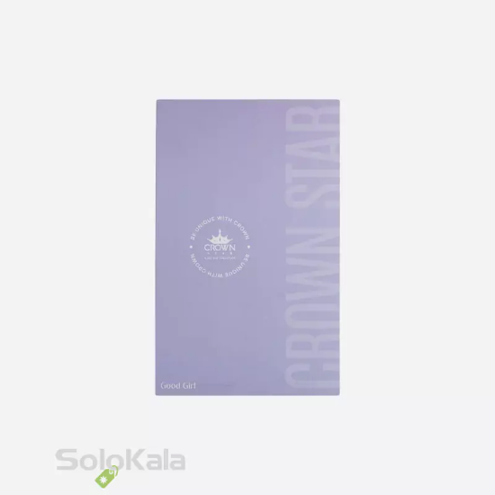 ادوپرفیوم زنانه کراون استار مدل گودگرل حجم 100 میل - نمای روی جعبه