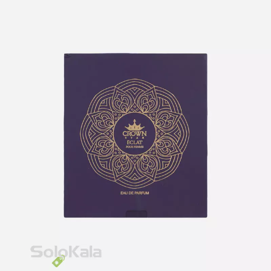 ادوپرفیوم زنانه کراون استار مدل اکلت حجم 60 میل - نمای روی جعبه