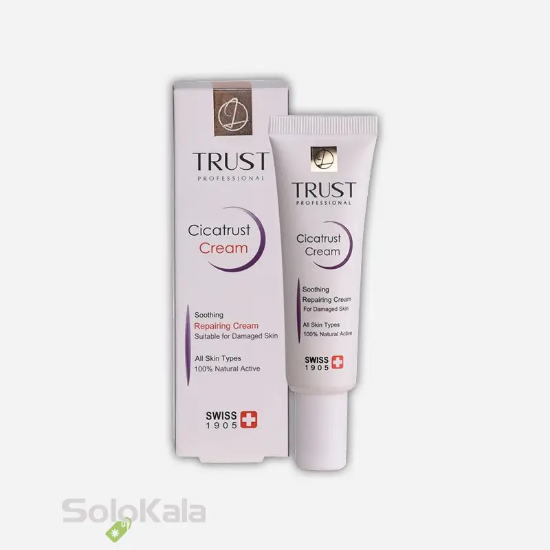 کرم ترمیم کننده تراست مناسب انواع پوست - نمای کامل محصول