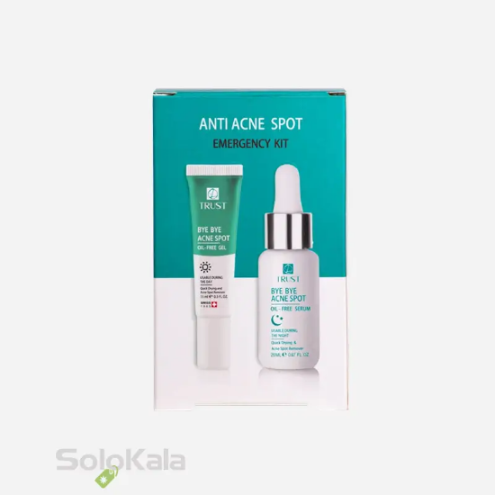 کیت آنتی آکنه فوری تراست - نمای جعبه محصول