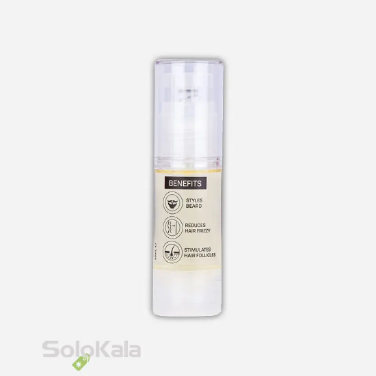 روغن تقویت ریش آقایان تراست - نمای توضیحات پشت محصول