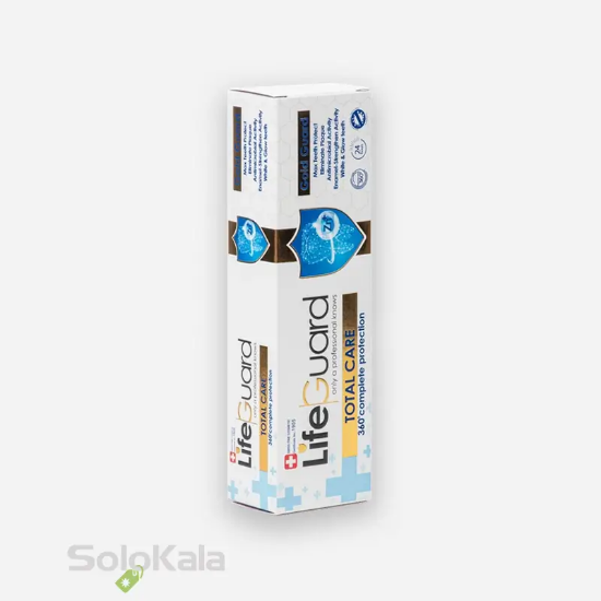 خمیر دندان توتال لایف گارد مدل Gold Guard - نمای جعبه