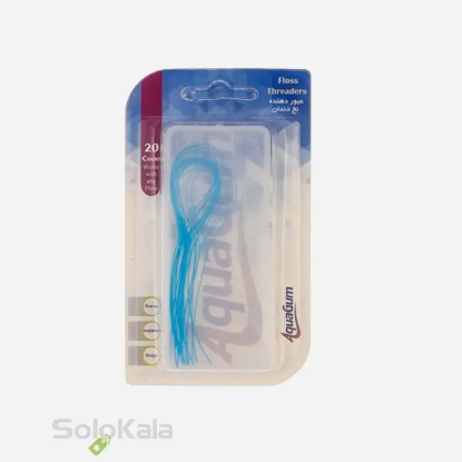عبور دهنده آکواگام مدل نخ دندان بسته 20 عددی