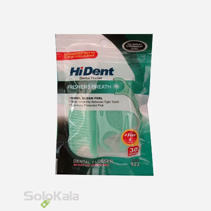 نخ دندان کمانی هایدنت کد 922 بسته 30 عددی همراه با قاب