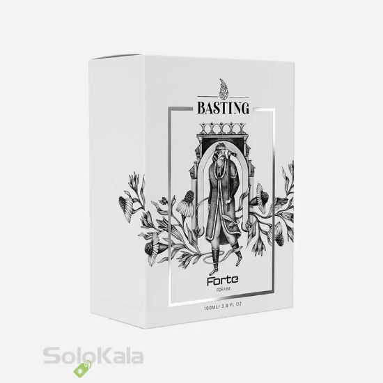 ادوپرفیوم مردانه باستینگ مدل Forte حجم 100 میل - نمای جعبه