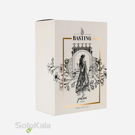 ادوپرفیوم زنانه باستینگ مدل Palace حجم 100 میل - نمای جعبه