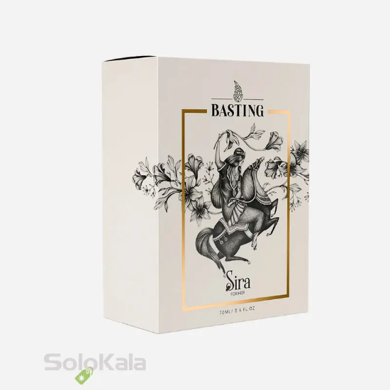 ادوپرفیوم زنانه باستینگ مدل Sira حجم 100 میل - سری محصول - نمای جعبه