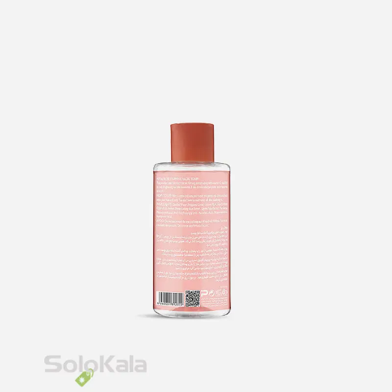 تونر صورت پتال رز روشن کننده دارای ویتامین C - نمای پشتی محصول