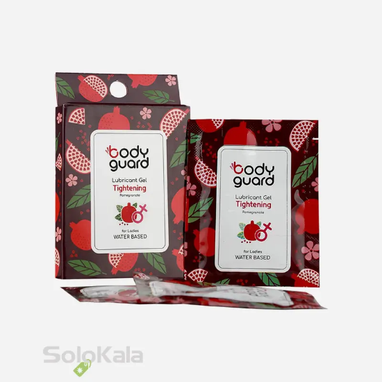 ژل لوبریکانت تنگ کننده بادیگارد مخصوص بانوان - نمای ساشه و جعبه